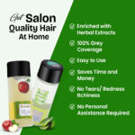 Natural Black Hair Color Apple Aloe Vera 6